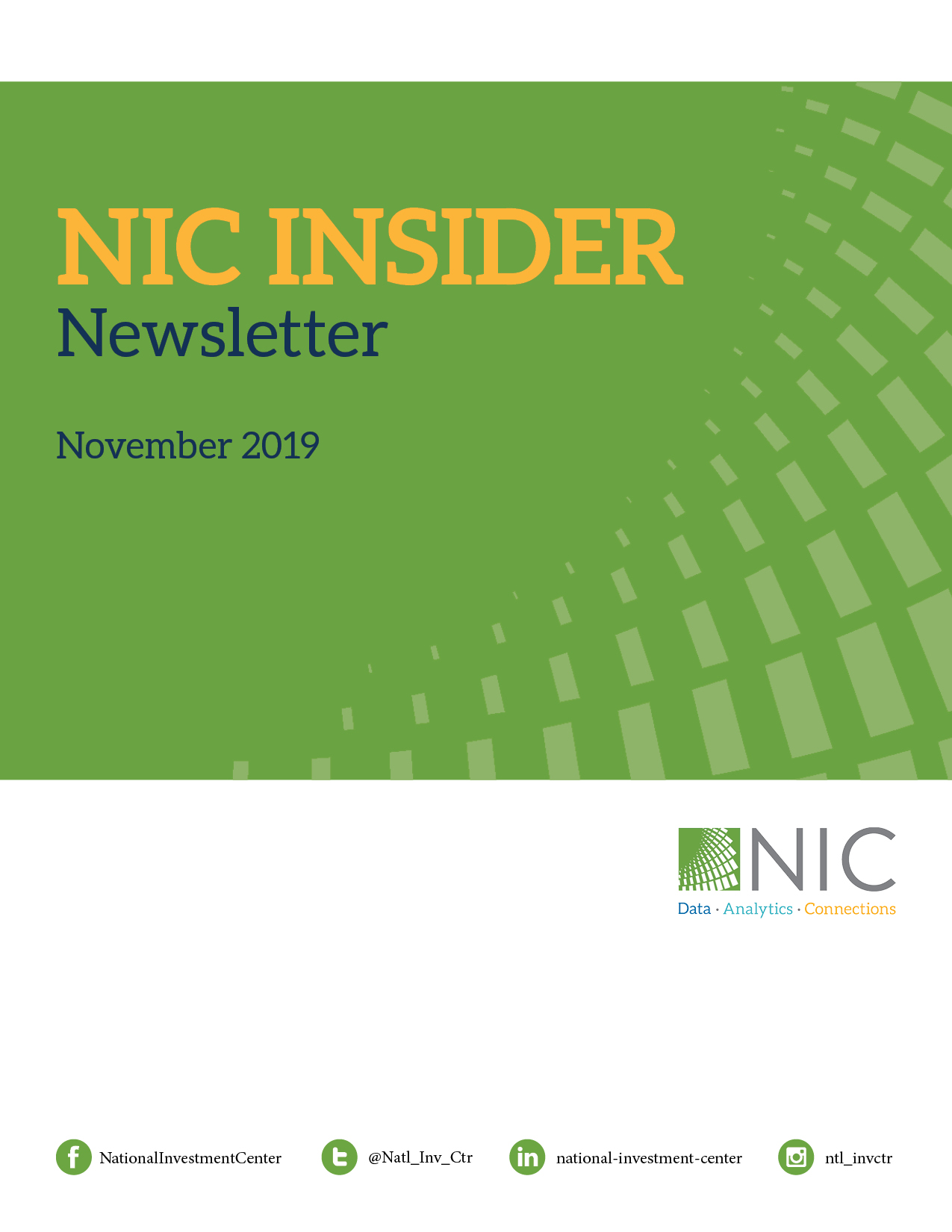 NIC Insider Newsletter November 2019