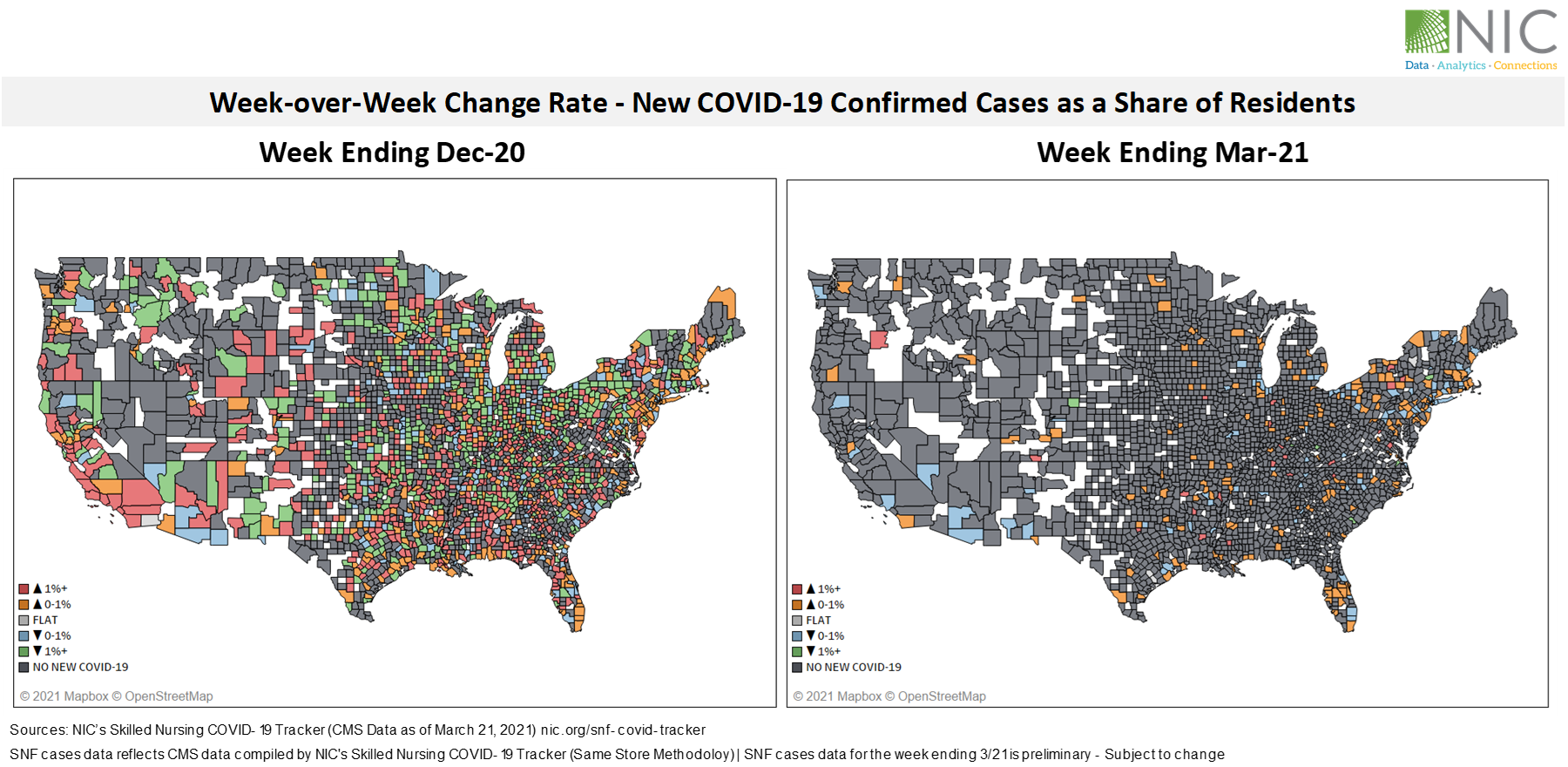 COVID cases County Maps