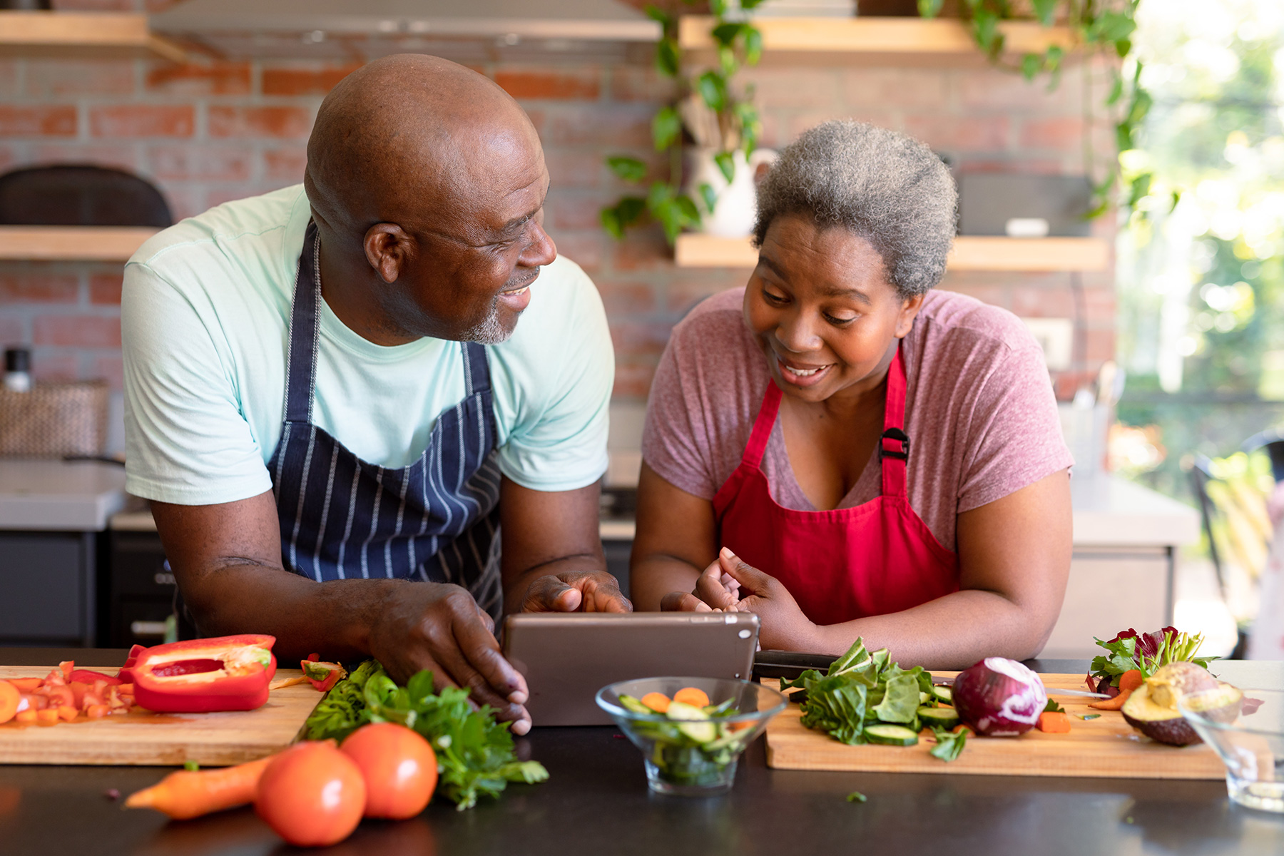 Active Adults Cooking