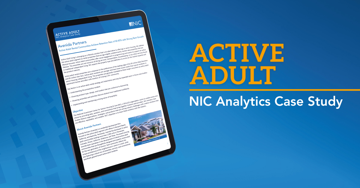 Avenida Partners’ Active Adult Rental Communities Achieve Retention Rate of 80-85% with Strong Rent Growth