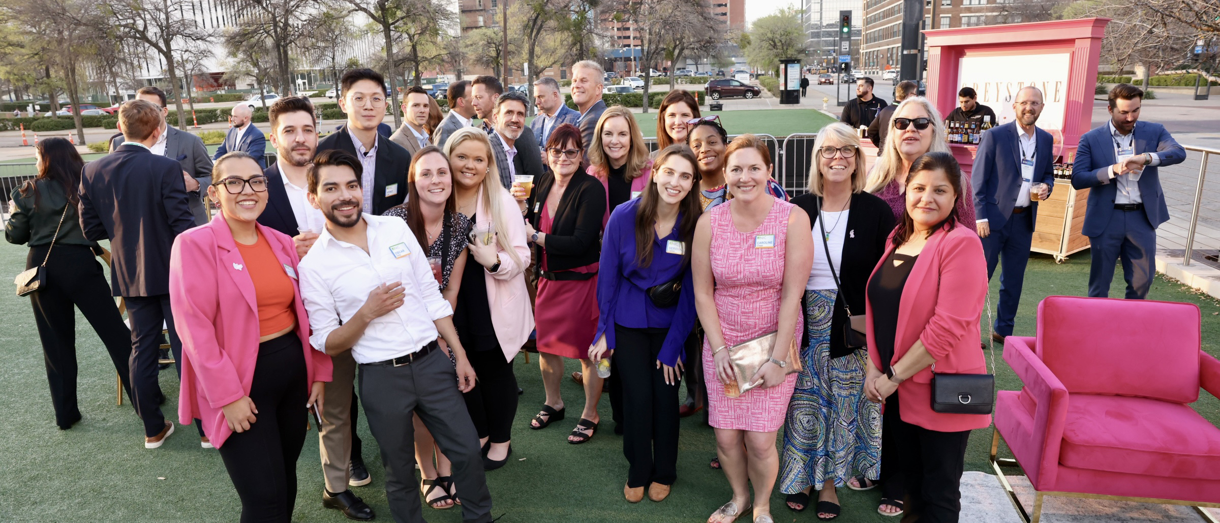NIC Group photo outside at the Dallas Omni Hotel